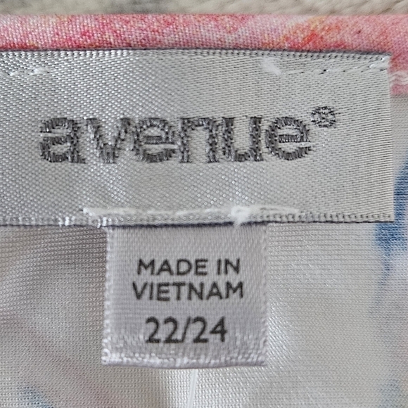 AVENUE MAXI DRESS SZ 22/24 PINK FLORAL NWT - Picture 5 of 8